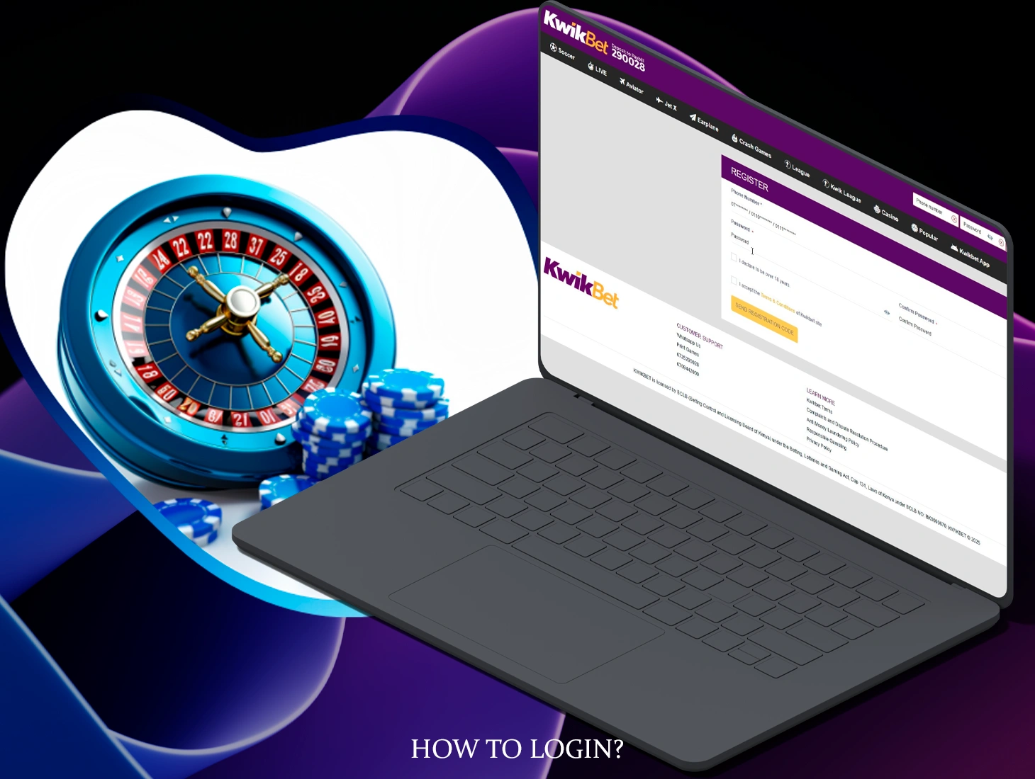 Learn how to login in Kwikbet app to play without problems